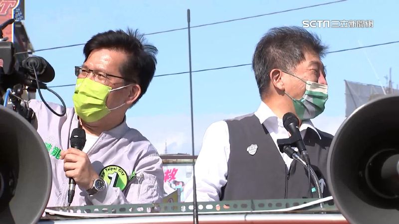 林佳龍、陳時中合體車掃！人氣超夯