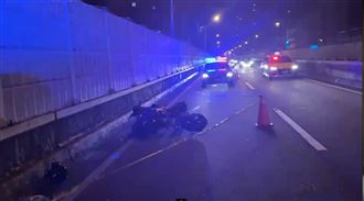 重機台64撞未開燈計程車！騎士噴飛慘死