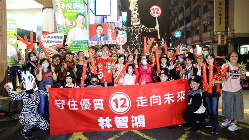 林智鴻攜手趙天麟　呼籲選票投給孩子未來