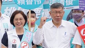 柯文哲出席桃園車隊掃街啟動記者會（圖／民眾黨提供）