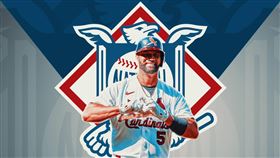 ▲普侯斯（Albert Pujols）獲得國聯東山再起獎。（圖／翻攝自MLB推特）