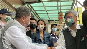 陳時中、陳建仁、里唯車掃（圖／記者高逸帆攝影）