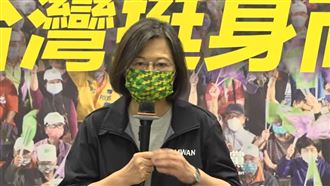 小英總統為黃偉哲催票  親錄影片支持連任