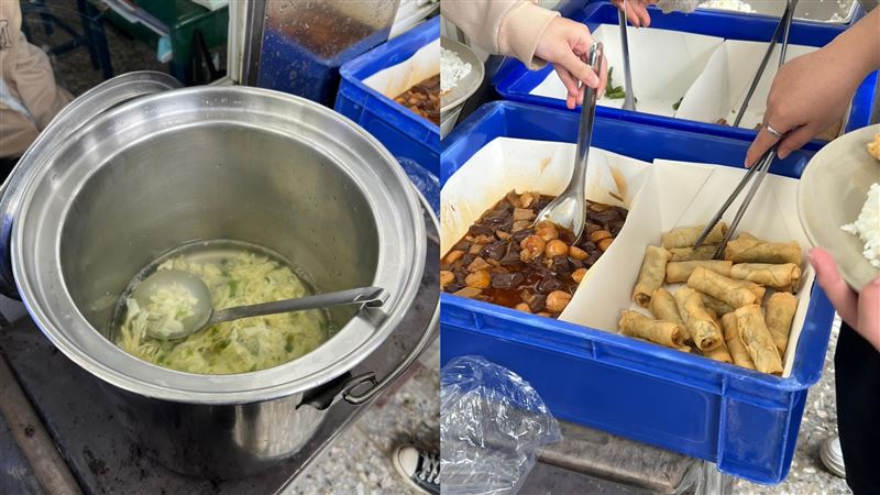 母批4菜1湯團膳菜色　反遭挨轟道歉了