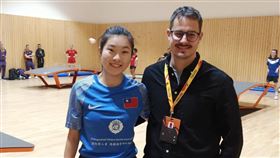 ▲顏巧歆23日參加在德國舉行的世界盃台克球（Teqball）錦標賽，成為場上唯一台灣選手。（圖／中央社）