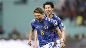 ▲卡達世足日本逆轉德國的兩大功臣堂安律（前）、淺野拓磨都曾旅德。（圖／美聯社／達志影像）