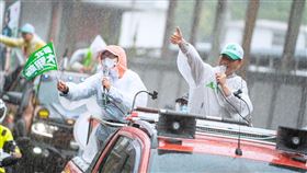 林佳龍車隊掃街（圖／林佳龍競辦提供）