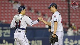 ▲捕手朴世爀。（資料照／取自斗山熊FB）