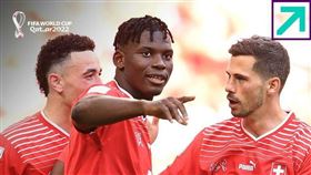 ▲瑞士隊Breel Embolo（安保路）。（圖／取自FIFA FB）
