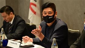 亞洲棒球總會會長辜仲諒主持上任後首場執委會，討論2023年度預算及各項賽事舉辦事宜。（圖／亞洲棒總提供）