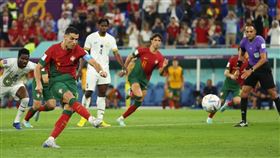 37歲的葡萄牙球星C羅（Cristiano Ronaldo）。（圖／翻攝自FIFA World Cup官方推特）