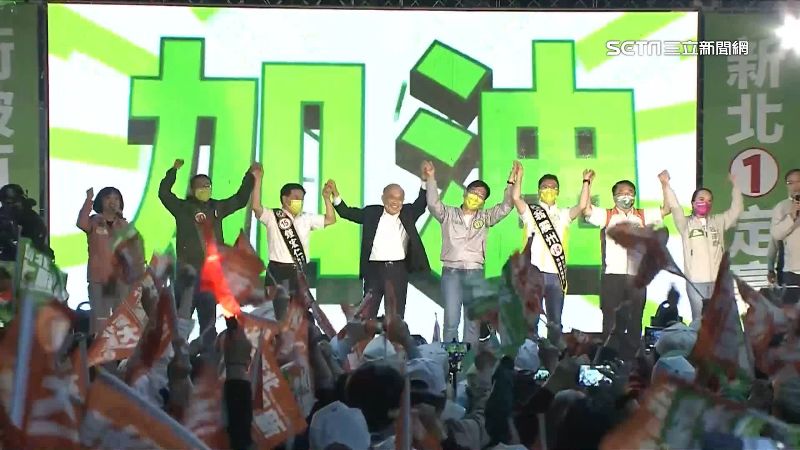 力拚新北大翻新　蘇貞昌站台助攻林佳龍