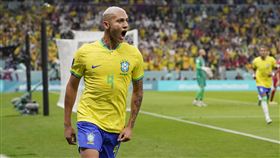 ▲巴西首戰「梅開二度」的理查利森賽後表示，這是「美夢成真」。（圖／美聯社／達志影像）