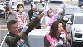 全力衝刺！蔡其昌林靜儀合體　車掃回防烏日