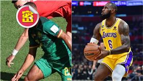 不打籃球了？網瘋傳「NBA詹皇跑去踢世足」　本尊神回應笑翻