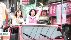 民進黨立法委員吳秉叡、張宏陸、蘇巧慧、新北市議員張維倩、議員候選人翁震州、彭一書（圖／蘇巧慧辦公室提供）