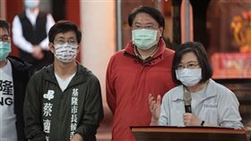 蔡英文、蔡適應、林右昌（圖／民進黨提供）