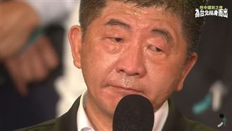 分不清雨水還淚水！陳時中擦淚喊「心痛」