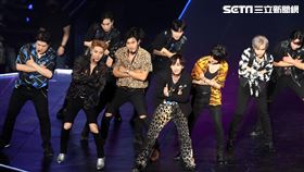 Super Junior獻唱〈Sorry Sorry〉。（圖／記者邱榮吉攝影）