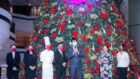 台北君悅酒店聖誕點燈於感恩節晚間登場。（圖／台北君悅提供）