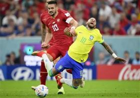 塞爾維亞,巴西隊,Neymar,內馬爾,世界盃,受傷（圖／翻攝自巴西推特）