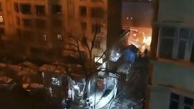 烏魯木齊大火10死。（圖／翻攝自推特）