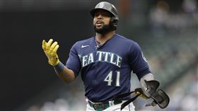 ▲海盜簽下水手一壘手山塔納（Carlos Santana）。（圖／美聯社／達志影像）