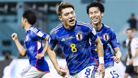 ▲卡達世界盃日本隊首戰以2：1氣走德國隊，拿下3分積分。（圖／美聯社／達志影像）