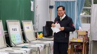 鄭文燦全程「無罩」投票　桃衛生局說話了