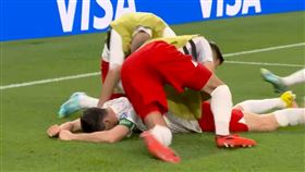 列凡多夫斯基5度征戰世界盃，終於在本屆踢進第一顆球。（圖／翻攝自FIFA推特）