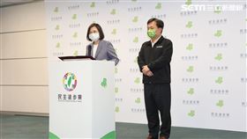 蔡英文、林錫耀出席民進黨「2022地方公職人員選舉」選後記者會（圖／記者楊澍攝影）