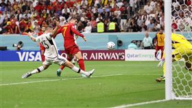 西班牙前鋒莫拉塔在下半場62分鐘破網，幫助球隊取得領先。（圖／翻攝自FIFA推特）