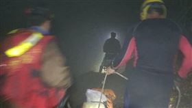 白石吊橋,墜橋,新竹,霞喀羅古道,新竹縣政府消防局（圖／翻攝畫面）