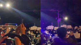 白紙革命。（圖／翻攝自推特）
https://twitter.com/whyyoutouzhele/status/1596888596384186368