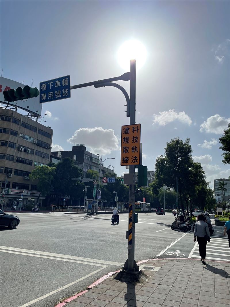 台北市新增20處AI執法。(圖/北市警察局提供)