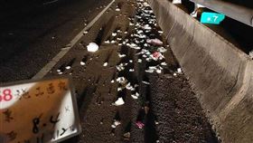 新竹,快速道路,掉落物（圖／公路總局一工處提供）