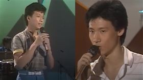 59歲吉他老師李廷川（左）在39年前曾打敗歌神張學友（右）。（圖／翻攝自微博）