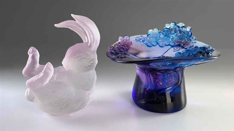 迎接可愛兔年　粉紫琉璃兔超夢幻