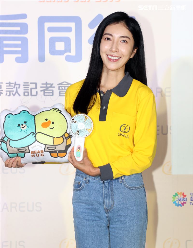 楊謹華出席喜憨兒公益活動。（記者邱榮吉/攝影）