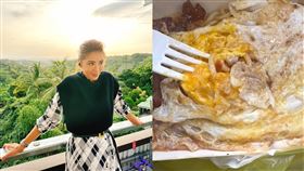 小禎，鐵板麵加蛋 組合圖／小禎臉書、ＩＧ