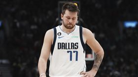 ▲東契奇（Luka Doncic）投進7顆三分球攻下全場最高35分。（圖／美聯社／達志影像）