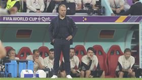 ▲德國連兩屆無緣16強，教頭佛利克（Hansi Flick）說，未來須向西班牙看齊。（圖／美聯社／達志影像）