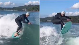 60歲星爺滑水跳板超狂！釣大咖女星親指導