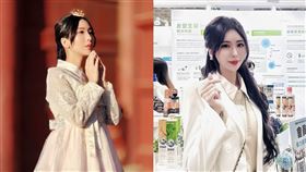 ▲甄馨因為台塑生醫的洗髮精解決掉髮問題，讓她難得正裝出席活動。（圖／經紀人提供）