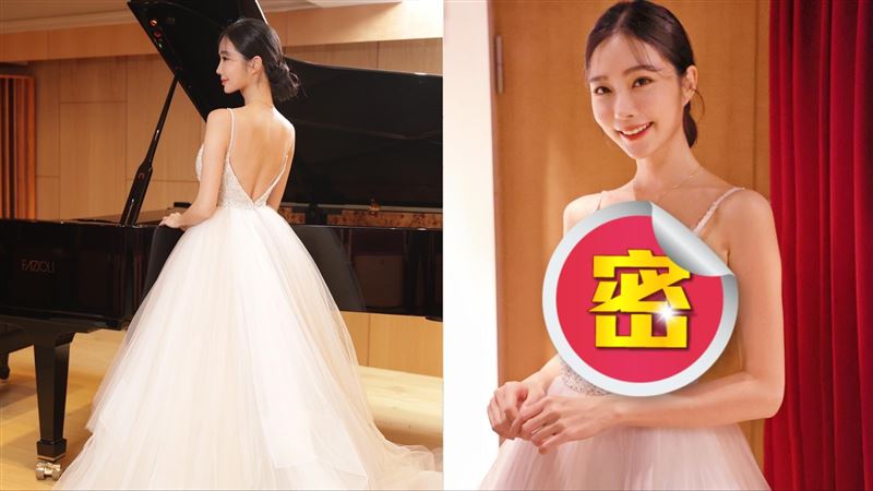 音樂系女神透視白紗進場！台下飄仙氣香爆