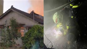  雲林　平房　火警　（圖／翻攝畫面）