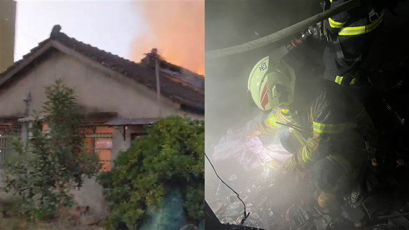 大火5歲女童罹難！單親爸賣菜返家痛哭