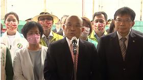 行政院長蘇貞昌今（4）日上午出席「扇形車庫啟用100週年慶祝活動」