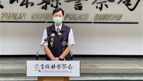 雲林檢警宣布破獲暴力討債集團雲林縣警察局刑警大隊副大隊長林振順（圖）3日在記者會中指出，雲林檢警成功瓦解以李姓男子為首的暴力討債集團，全案依法移送偵辦。中央社記者姜宜菁攝  110年11月3日