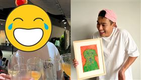 ▲楊祐寧意外玩太High，被網友笑稱「楊二歲」。（圖／翻攝自楊祐寧臉書）